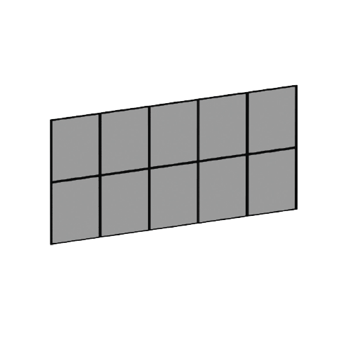 10er WEScube A3 hoch zweireihig