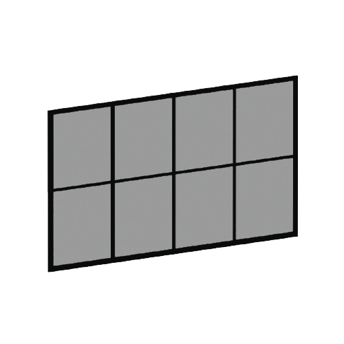 8er WEScube A2 hoch zweireihig